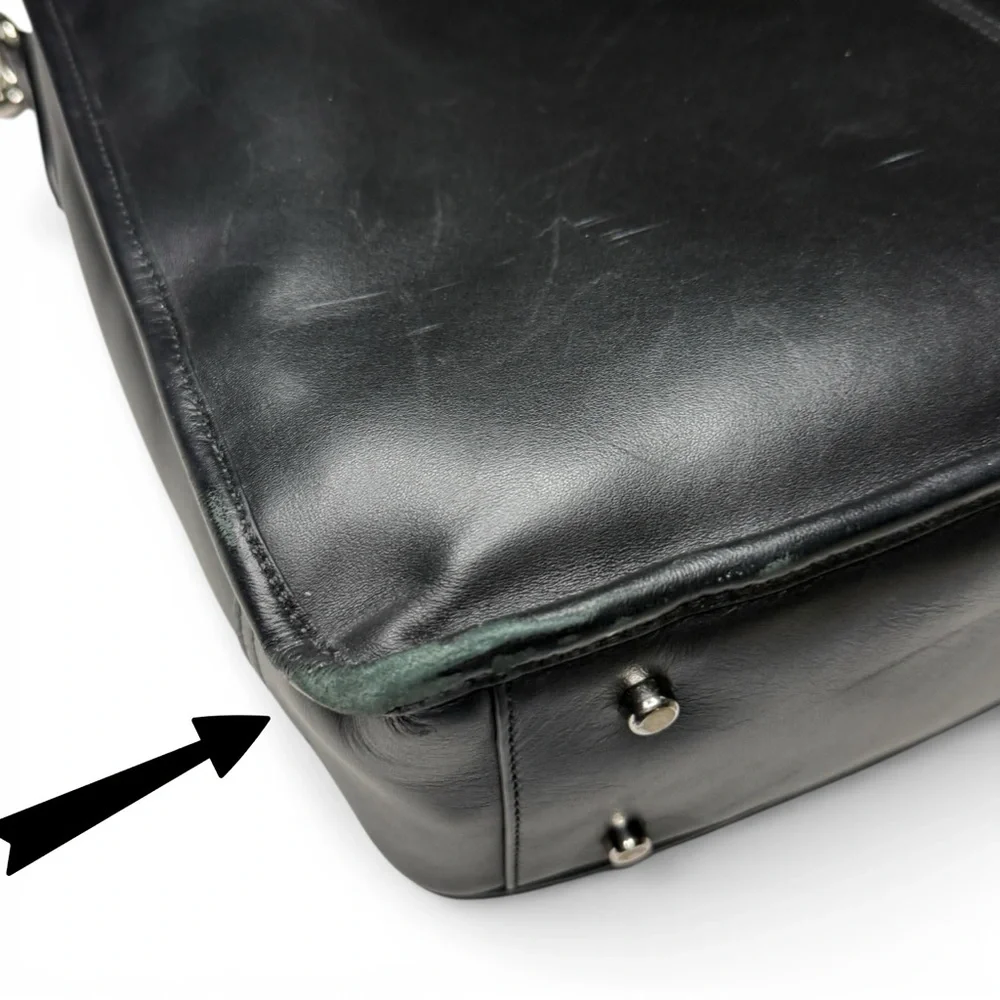 Coach F72070 Perry Flap Black Briefcase